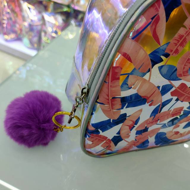 透明镭射女童可爱甜美包包原宿时尚学生迷你斜挎包产品图