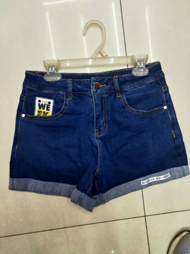 Summer jeans straight leg shorts for women thumbnail