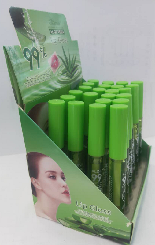24支展示盒芦荟细长管唇彩PM5001产品图