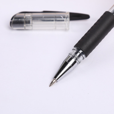 Black Neutral Pen Office Supplies Student Stationery Signature Pen Bullet Simple Loaded Water-Based Pen 0.5 details Picture