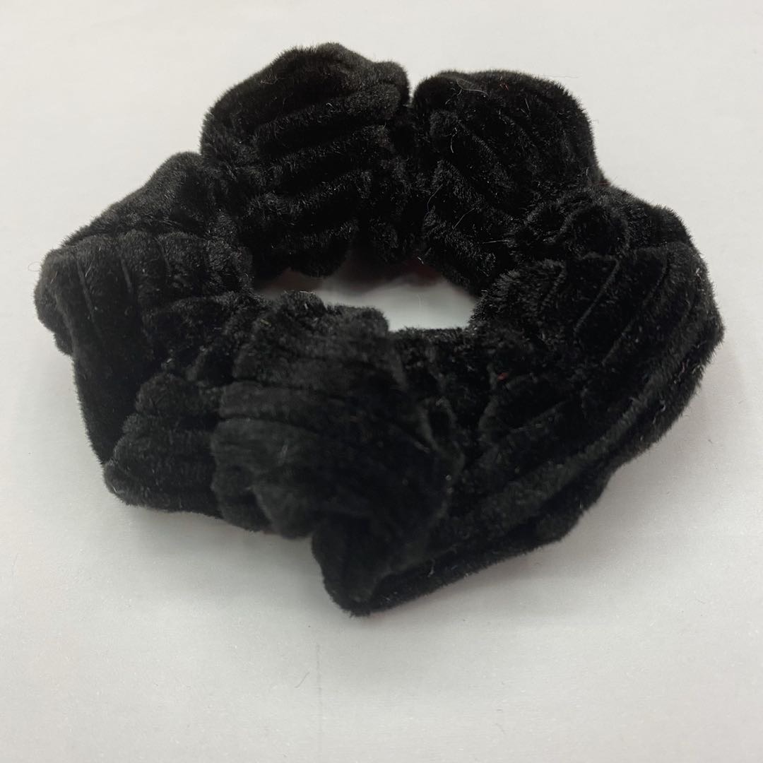 热销经典成熟简约大方丝绒条纹绒布女士头花产品图