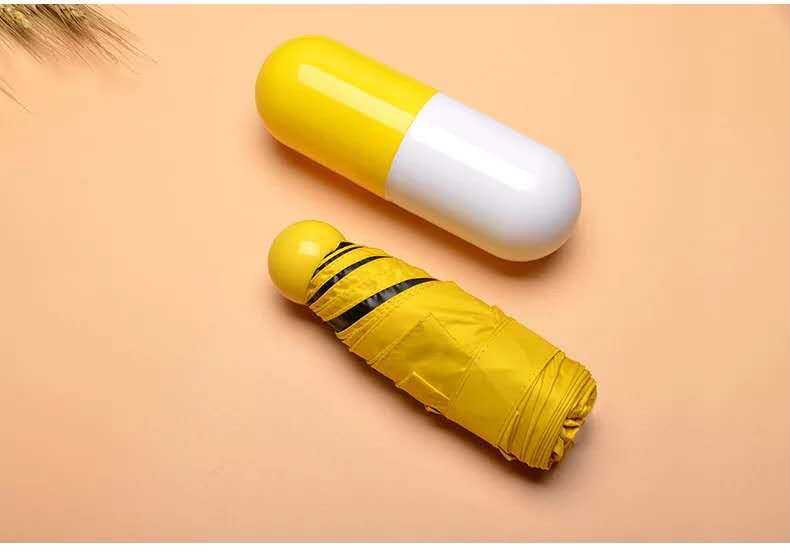 Teenage girl's ultra-light portable capsule umbrella at 50% off Specification image