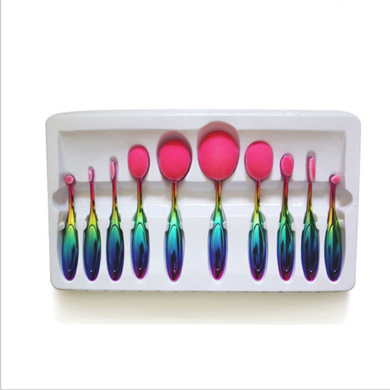 Wholesale new 10 toothbrushes makeup brush set modelling makeup brush thumbnail