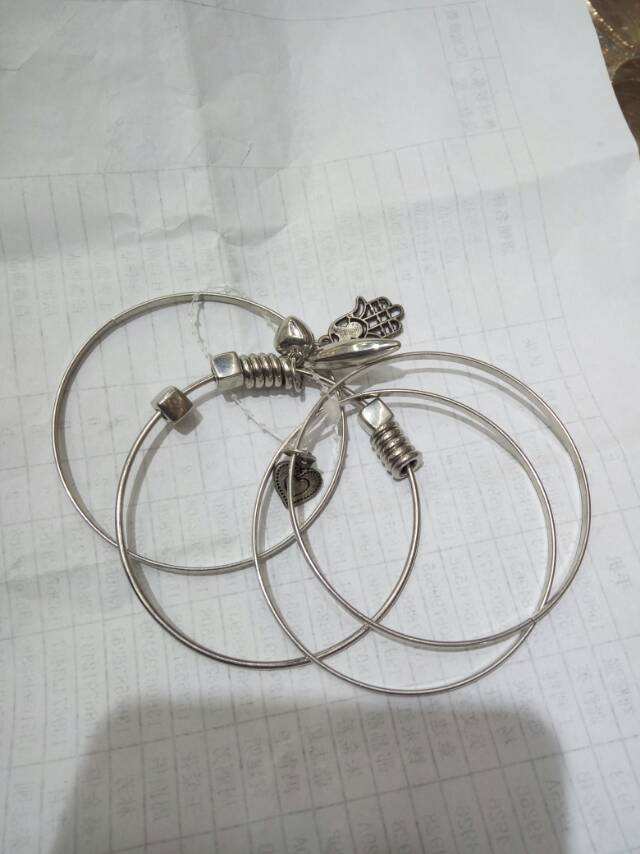 日韩清新镀银韩系手镯饰品