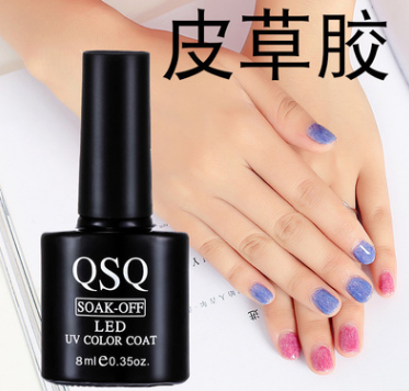 Fur glue is one of the favorite colors for nail art