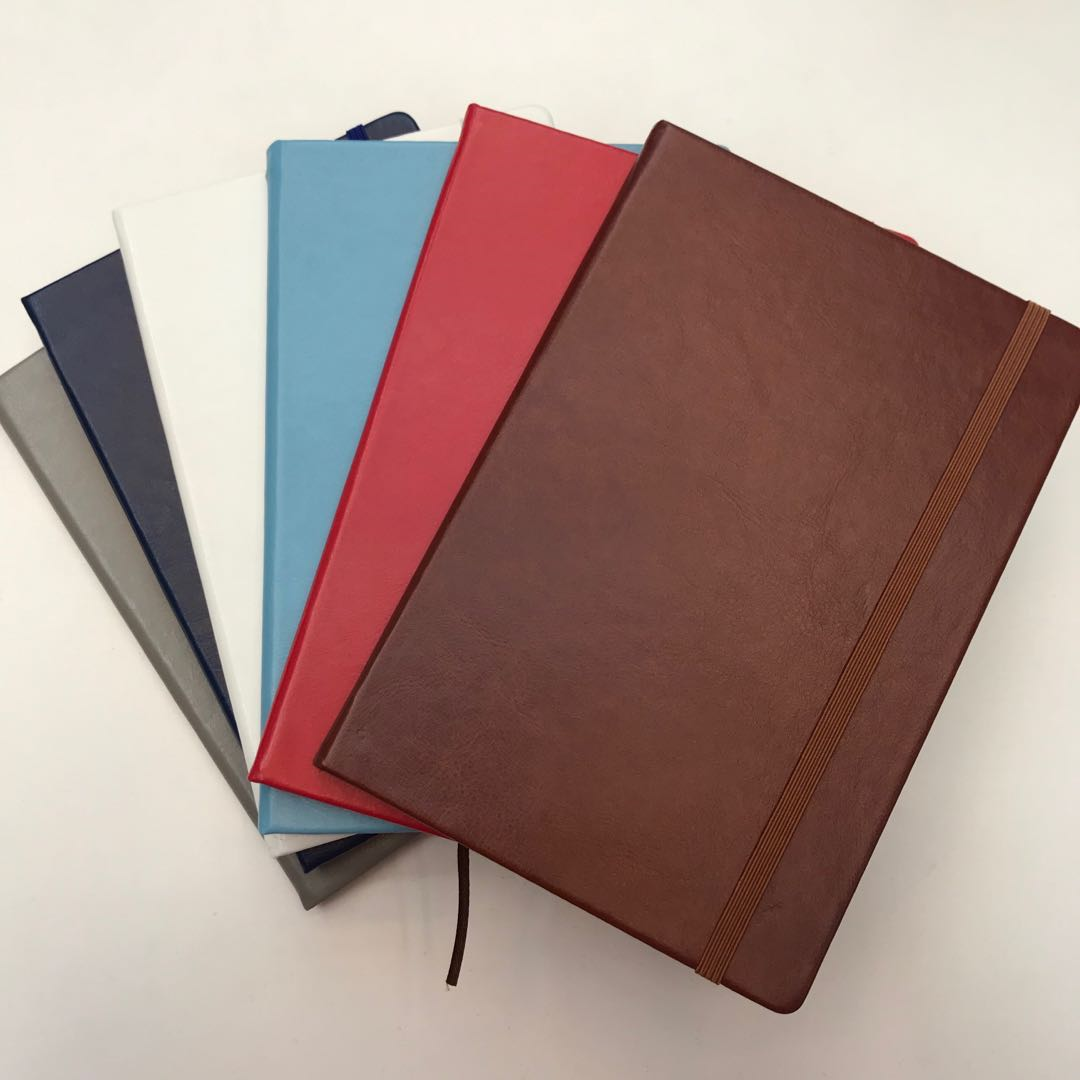 Notebook color elastic leather notebook for office meetings thumbnail