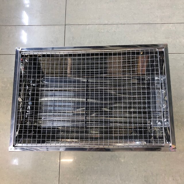 大号便携式黑钢烧烤炉折叠烧烤架户外家用便携木炭碳烤炉烤炉
