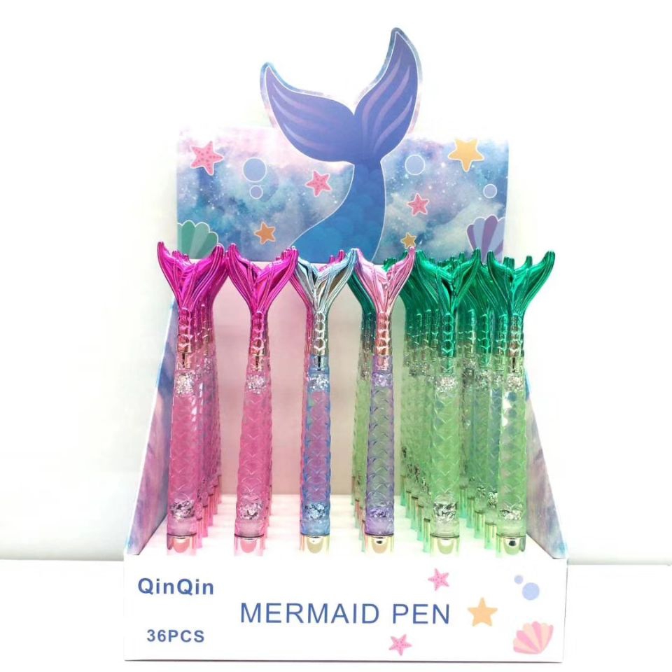 Fish shape quicksand neutral pen girl heart web celebrity douyin pen LSR1102 thumbnail