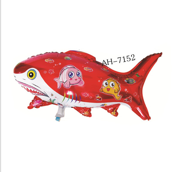 "Finding Nemo: The Big Shark Cartoon Inflatable Aluminum Membrane Balloon 1 details Picture