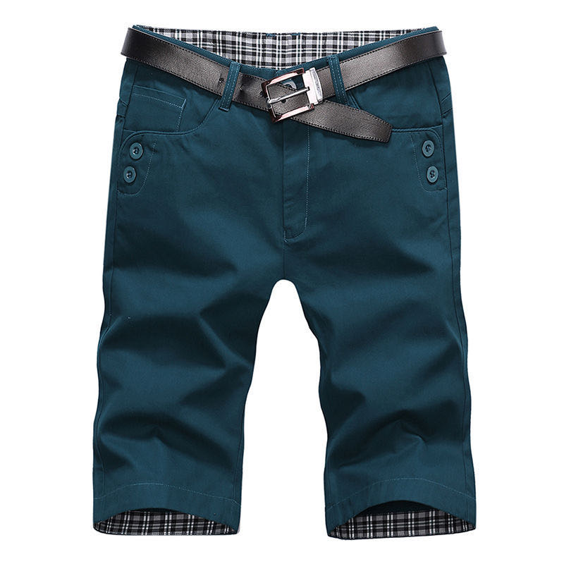 Shorts Men Korean Version Of Summer Trend Pants Cotton Five-Point Men's Casual Sports Seven-Point Men's Fashionable Beach Pants