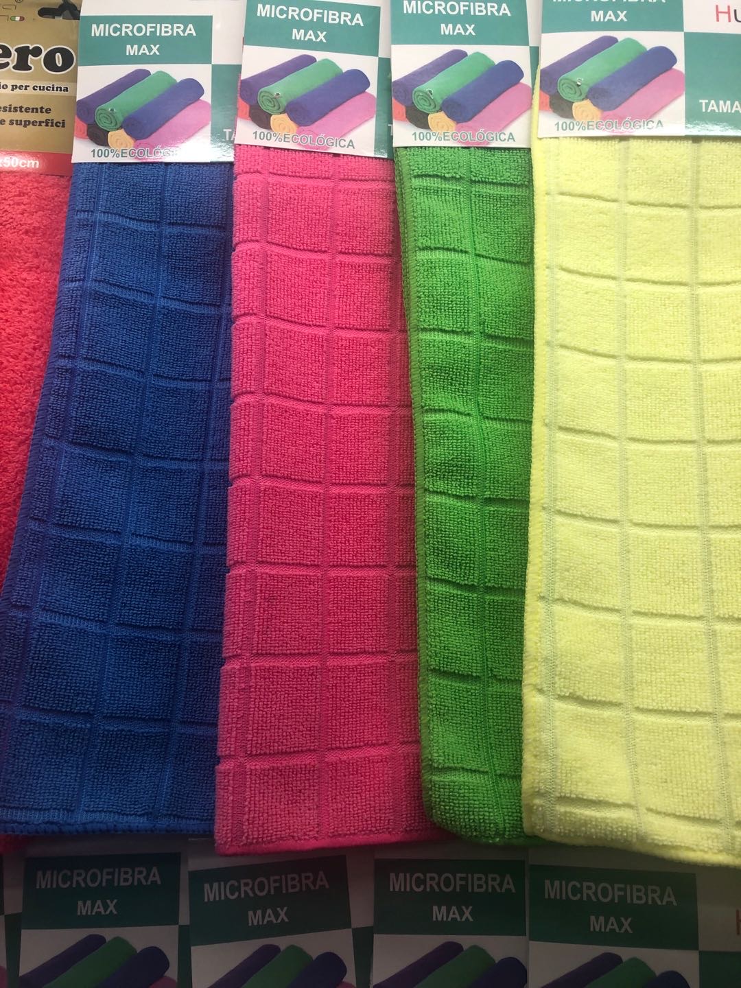 Microfiber Checkered Face Wash Towel Face Wipe Scarf Dry Hair Towel