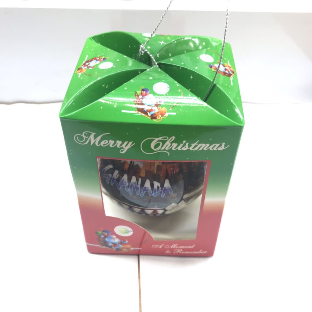 Trendy cartoon cute small ball Christmas pendant, glowing ball