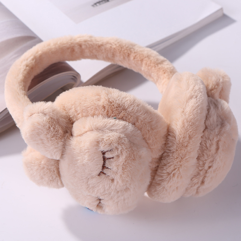 成人毛绒保暖耳罩创意可爱伸缩儿童卡通耳暖批发