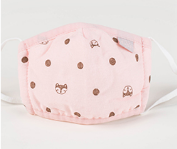 卡通图案logo儿童婴儿口罩女童纯棉男童婴幼儿【外贸专供】