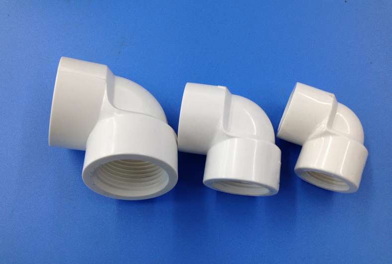 PVC British standard internal thread elbow pipe fittings Application Scenario