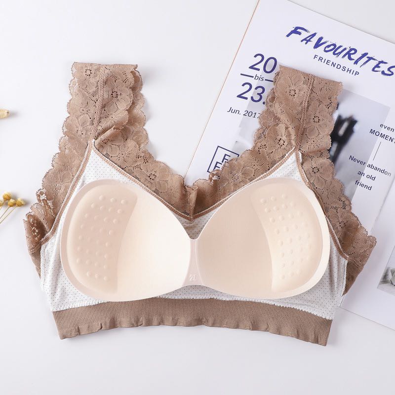 内衣女无钢圈小胸聚拢调整型女士收副乳上托胸罩薄款美背无痕文胸产品图