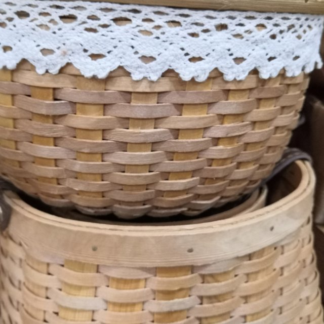 文艺风收纳篮编织绳工艺品现货批发厂家直销细节图