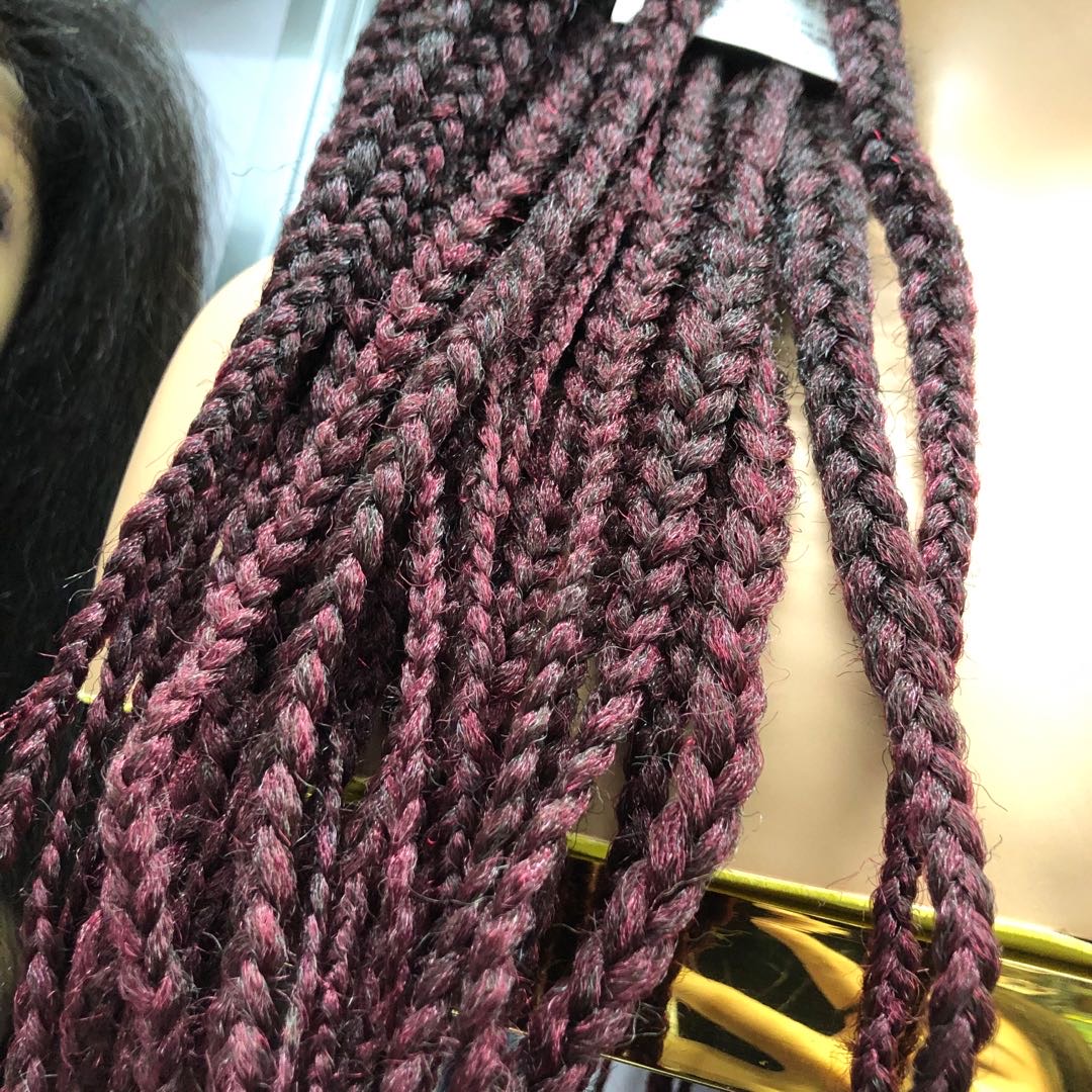 The new style of natural gradient full head cover with all real human hair strands is very realistic details Picture