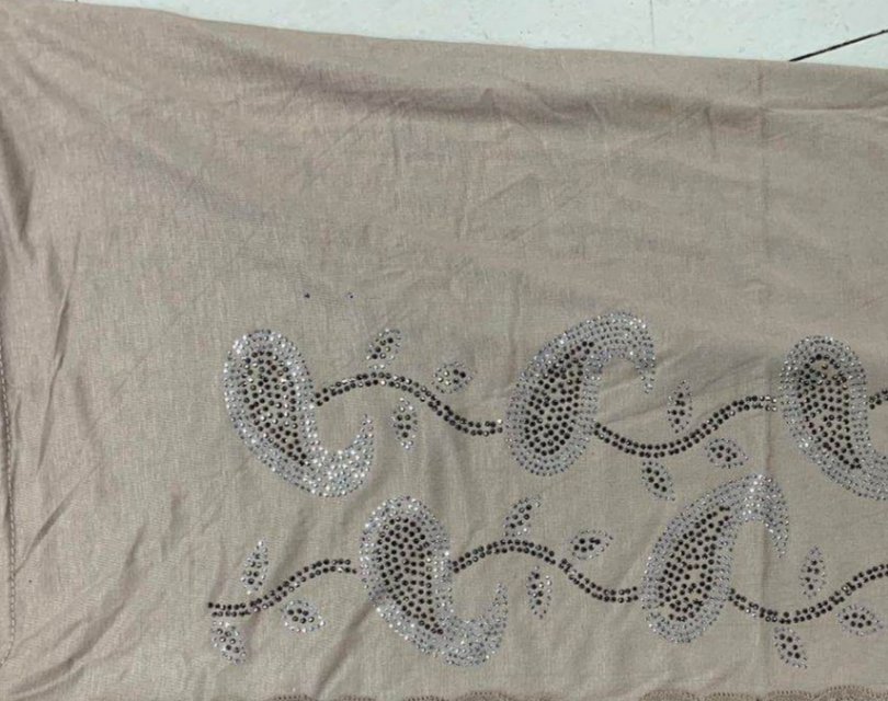 浅色薄款柔软乔其纱丝巾纯色天围巾纱巾女士百搭围巾女产品图