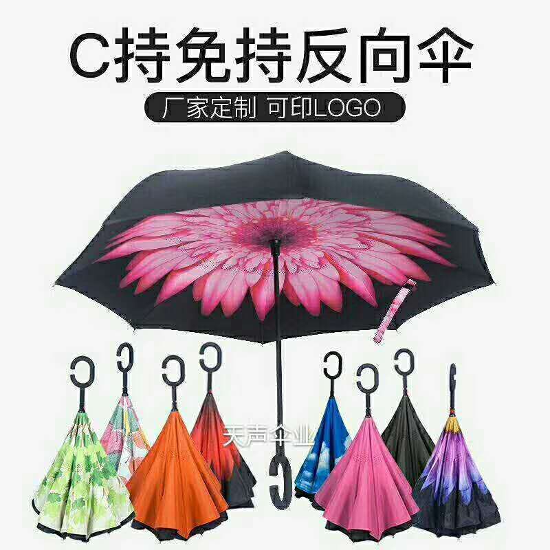 碰起布反向伞