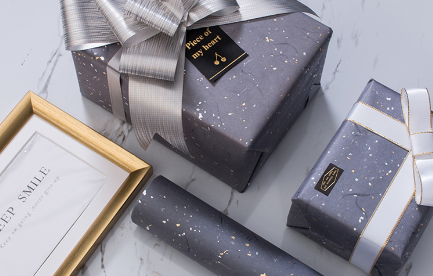 Creative New Year gift wrapping paper, birthday gifts, waterproof book paper, wrapping paper, gift boxes, Valentine's Day details Picture