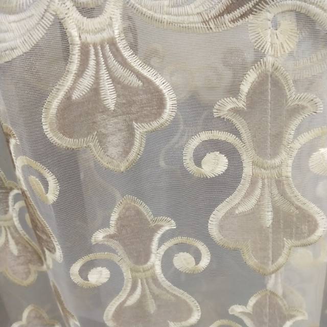 New style factory direct sales available for retail and wholesale of Shenier embroidered hollowed-out home curtains Specification image