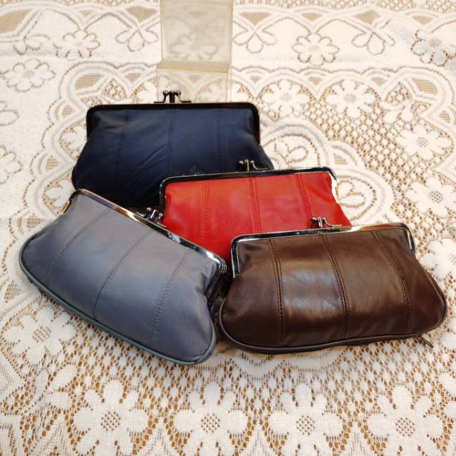 真皮夹子包零钱包女士包图