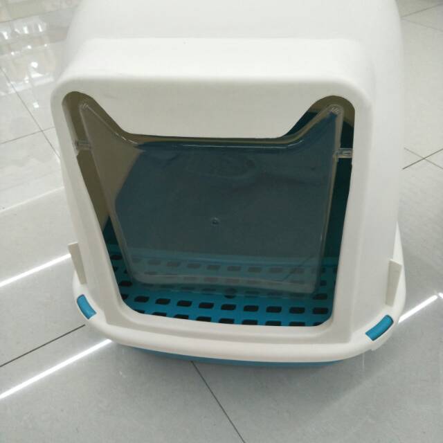 Flip-top cat litter box Specification image