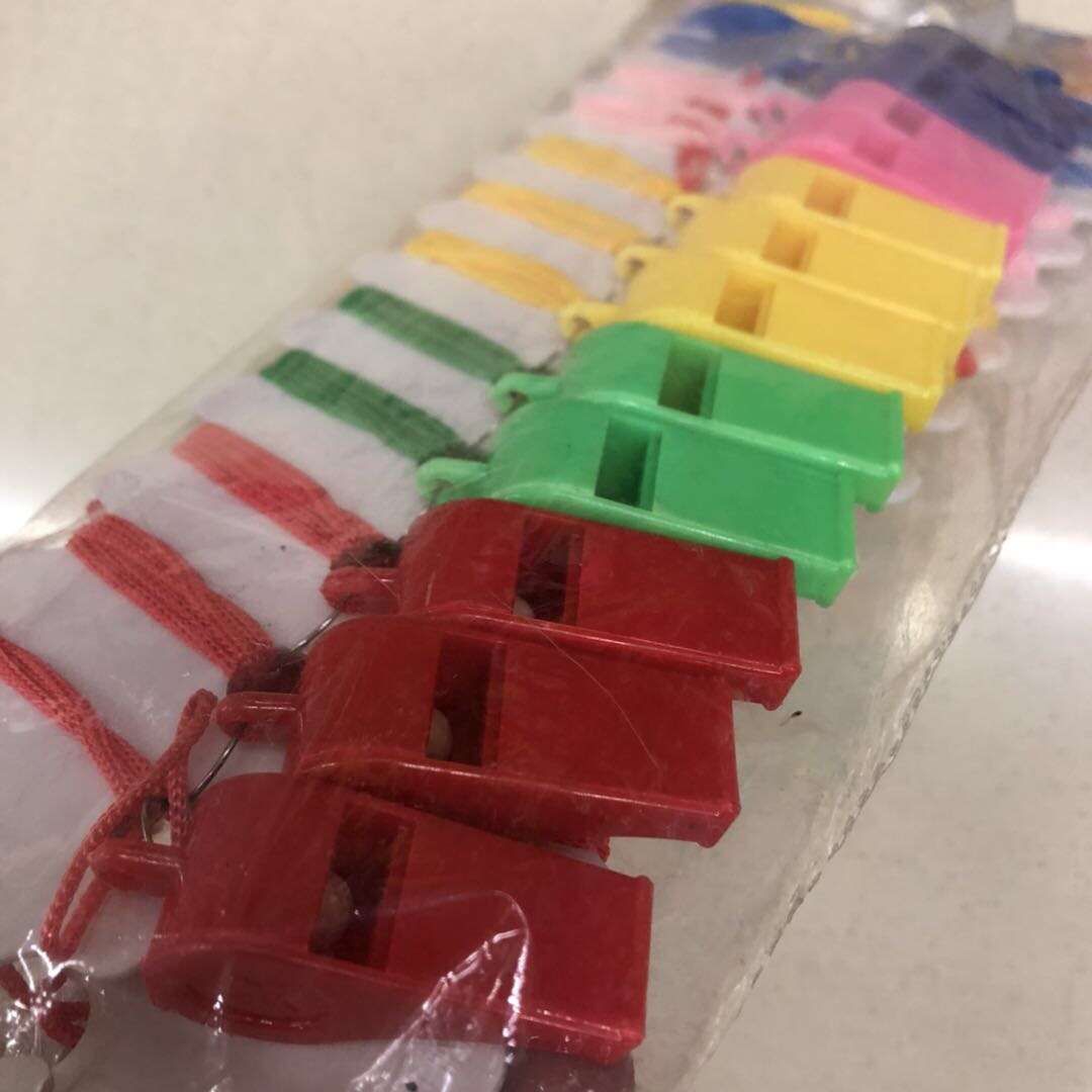 Children's Plastic Whistles Small Whistles Referee Whistles Training Booster Toys Whistles details Picture