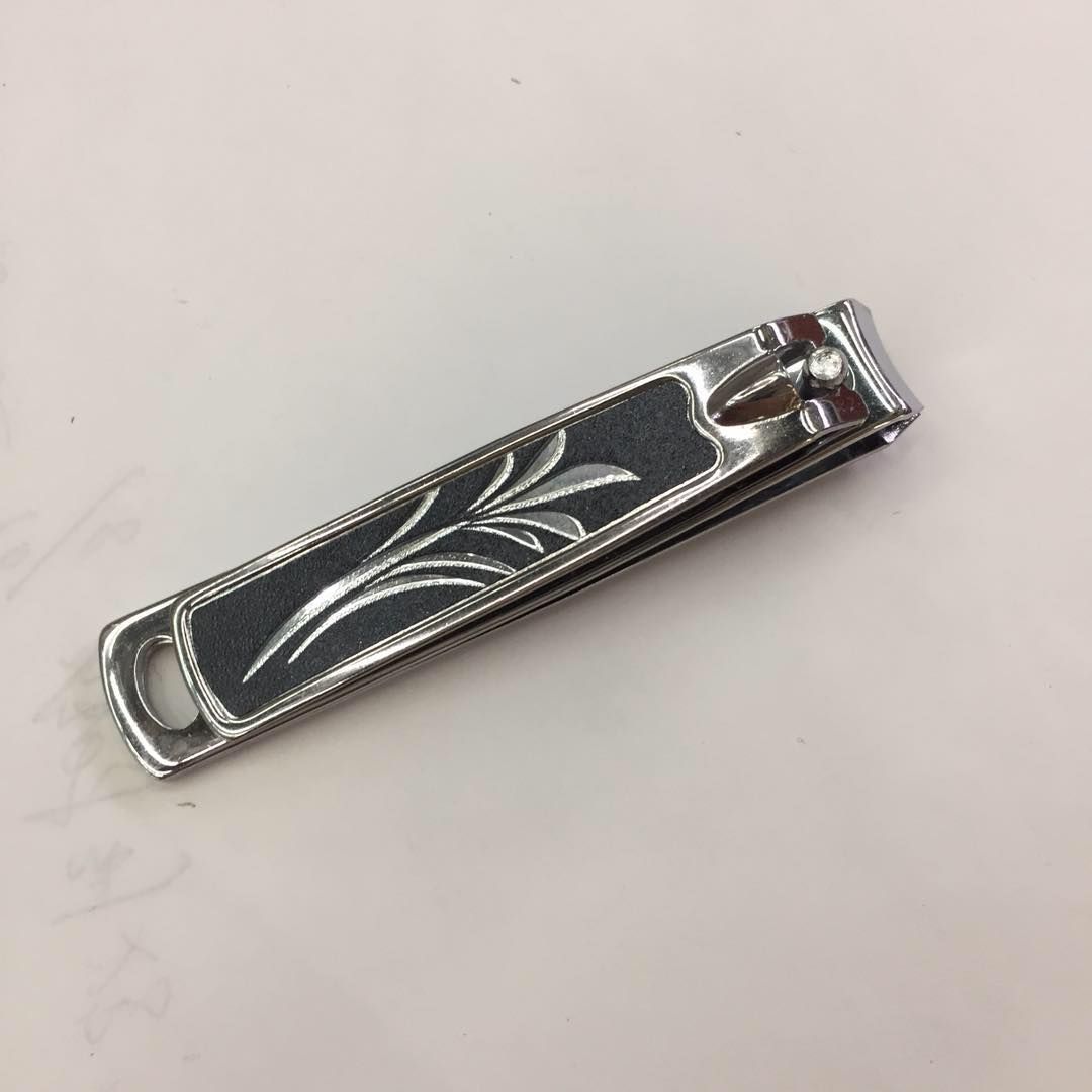 不锈钢指甲刀带指甲锉大号金属指甲剪刀