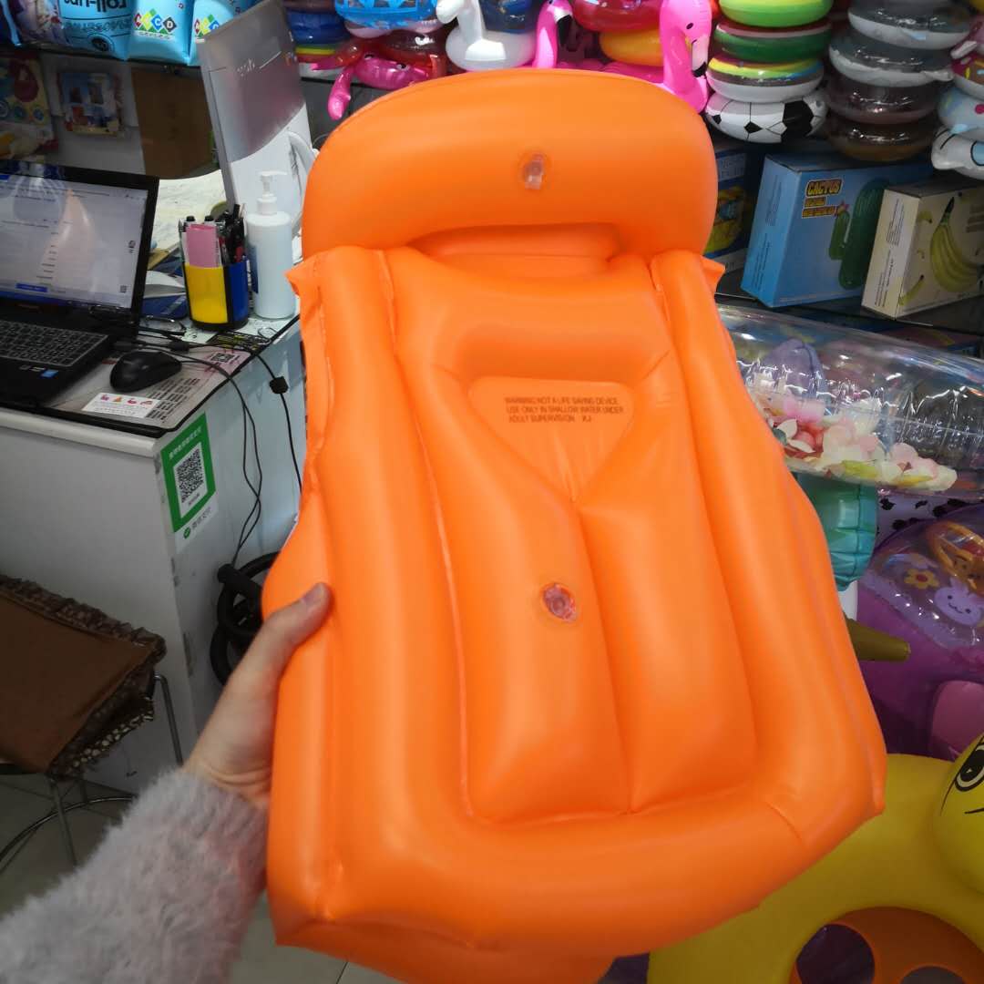 幼儿救生衣充气PVC戏水游泳衣细节图