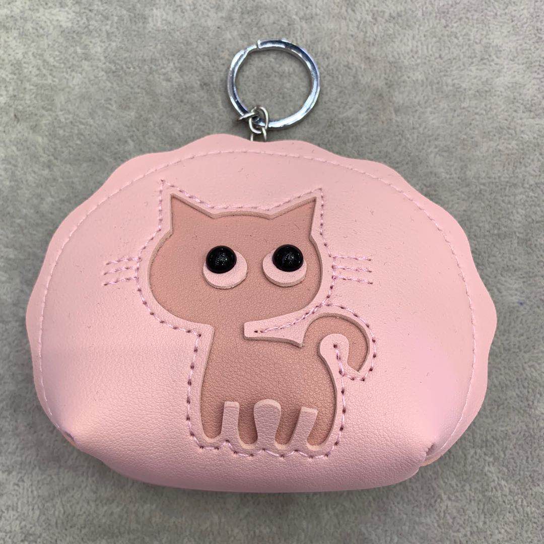 粉色小猫零钱包可爱女式小包网红新款挂件
