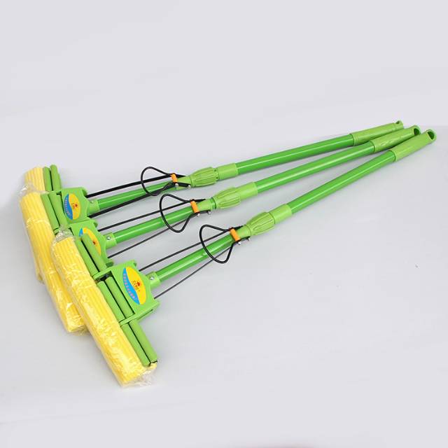 Sponge Mop Household Hand Wash Absorbent Rubber And Cotton Telescopic Folding Floor Dry And Wet Size Mop Specification drawing