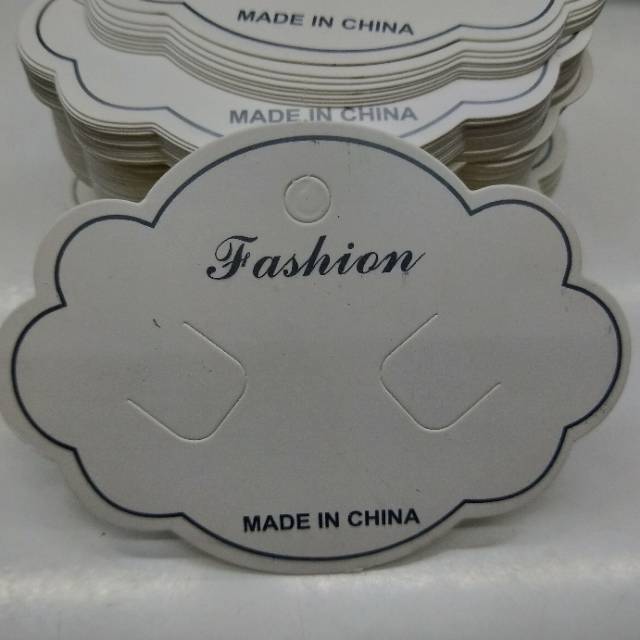 Children's Hairpin Packaging Card Paper Environmental Protection Material Beautiful Generous Internet Celebrity New New Card Specification drawing