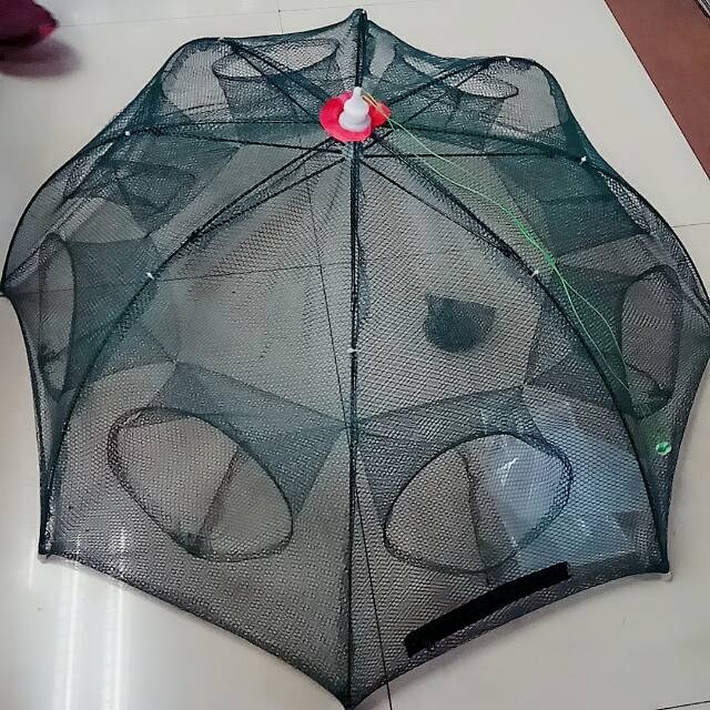 虾网虾笼可伸缩式虾网鱼具钓鱼用品
