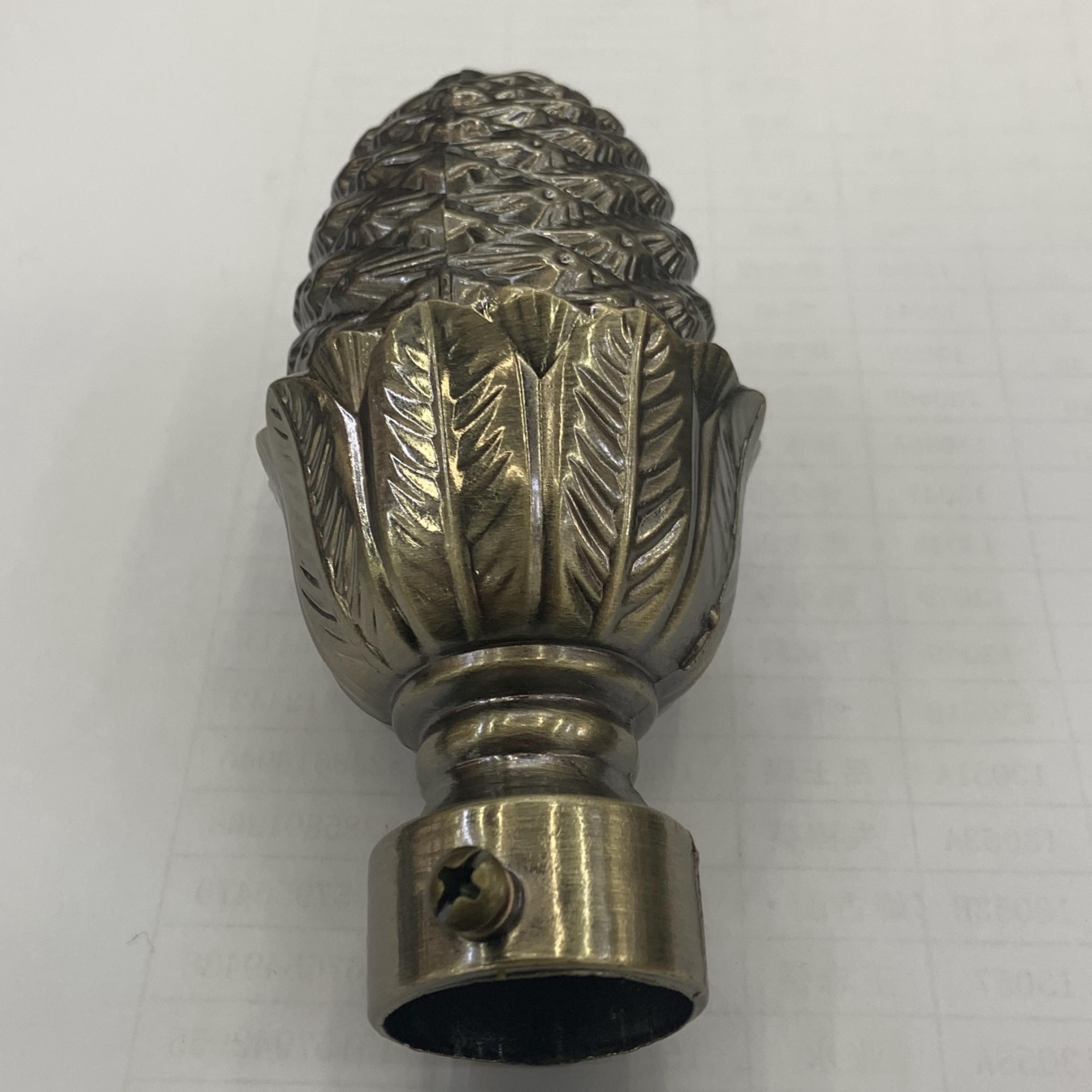 欧式古典窗帘杆头，欧式仿古窗帘头，窗帘杆装饰头细节图