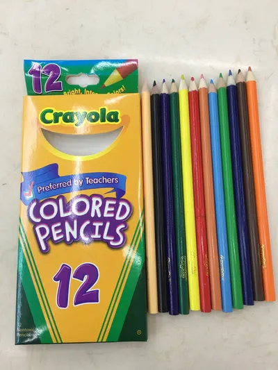 7-12 Color Pen Elementary School Writing Pencil Leather Head Pencil Wholesale Custom 219