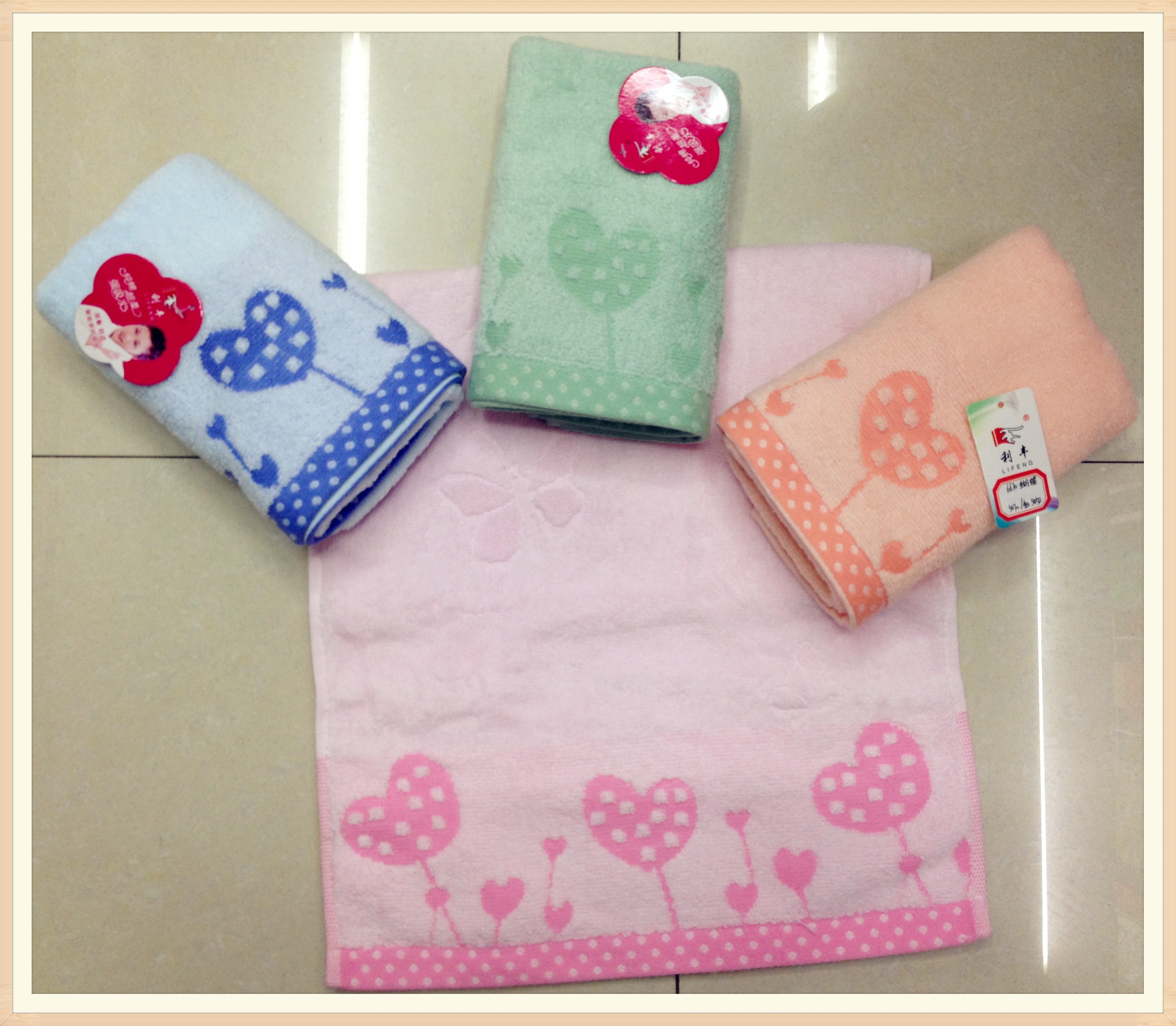 4673 Professional silk-screen towel advertising printing, towel customization, towel gift printing, logo Specification image