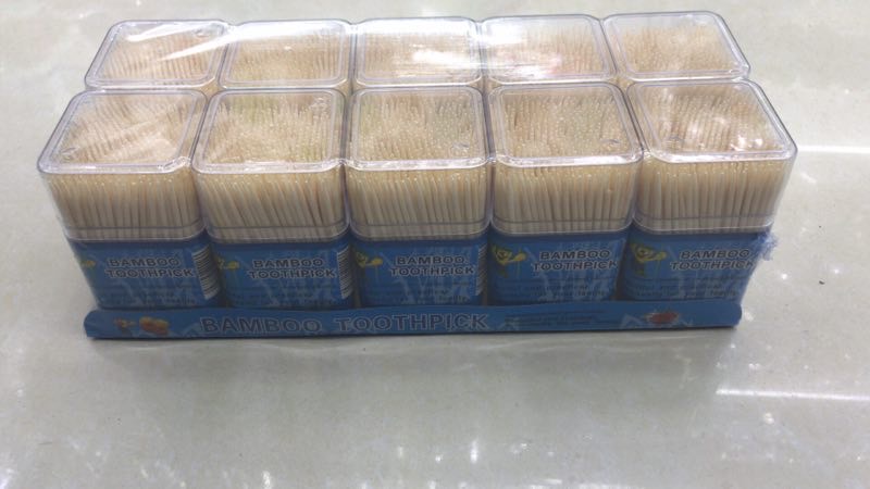 400支牙签酒店批发餐厅饭店家用商用牙签