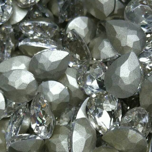 水晶配件七彩宝石耳钉发饰品材料服装配件配件鞋子配件水晶手工发簪细节图