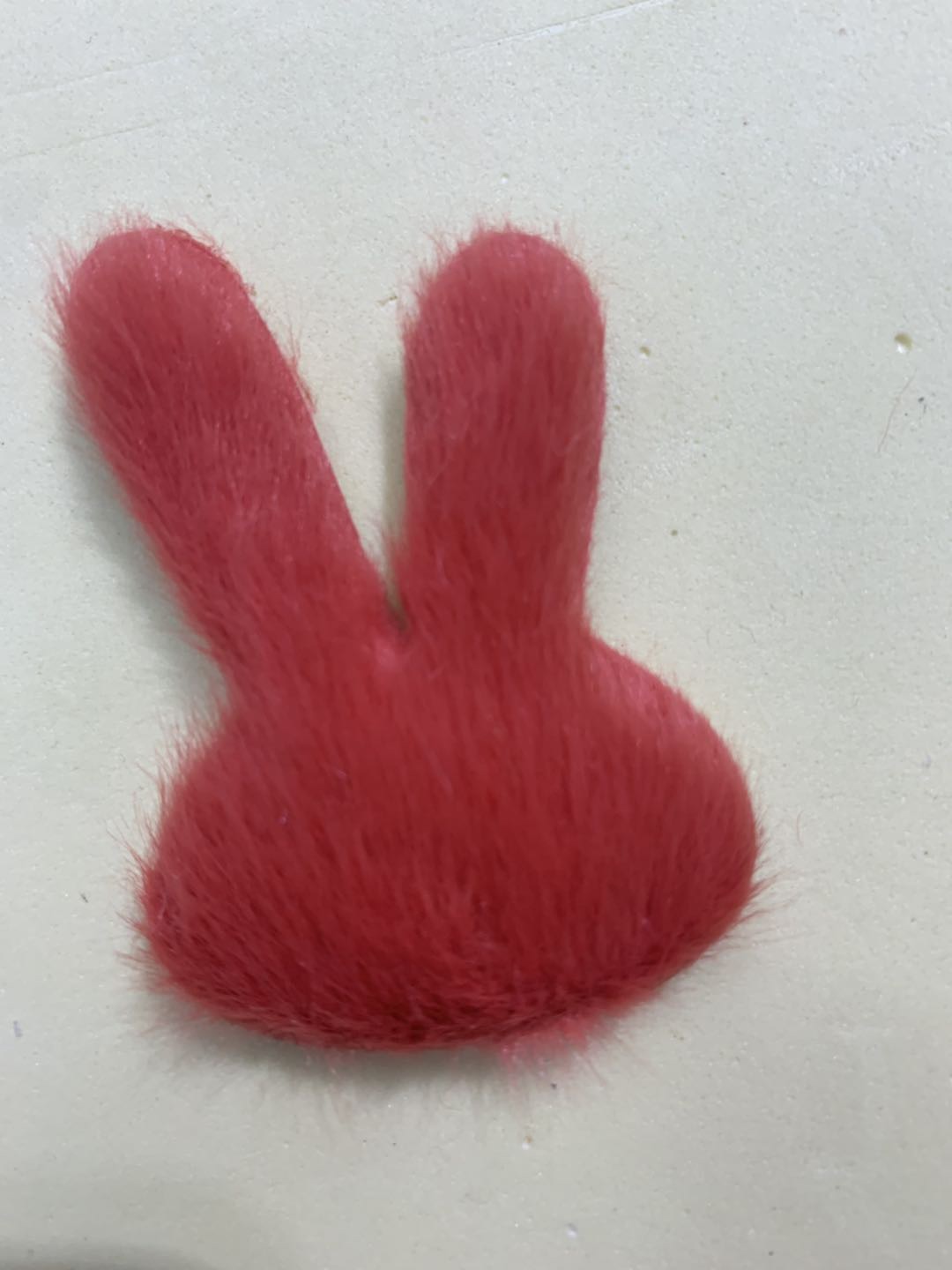 单色毛兔子发饰服饰搭配工艺装饰配件