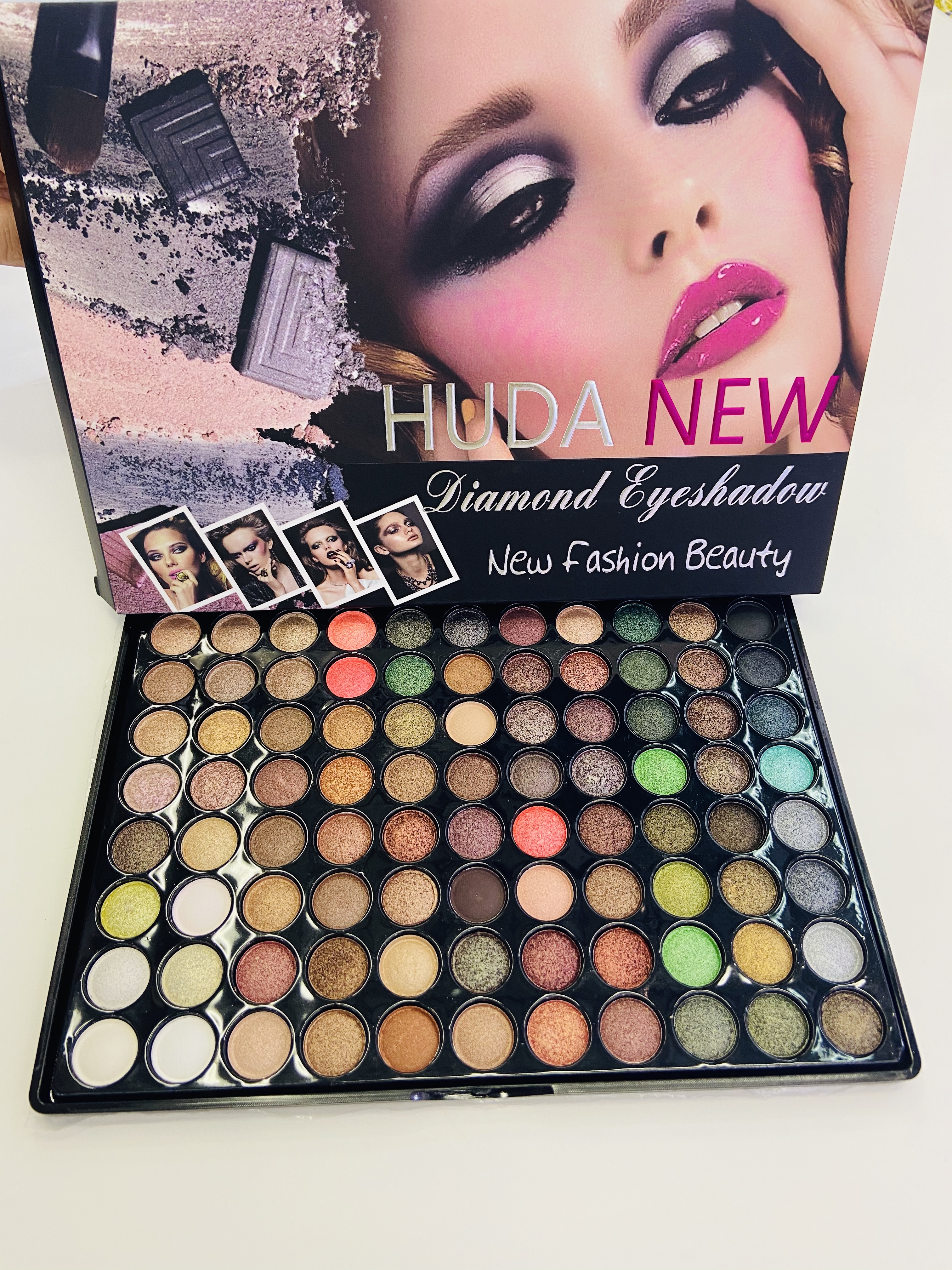 HUDA NEW88色珠光哑光混合彩色大地色经典眼影1详情2