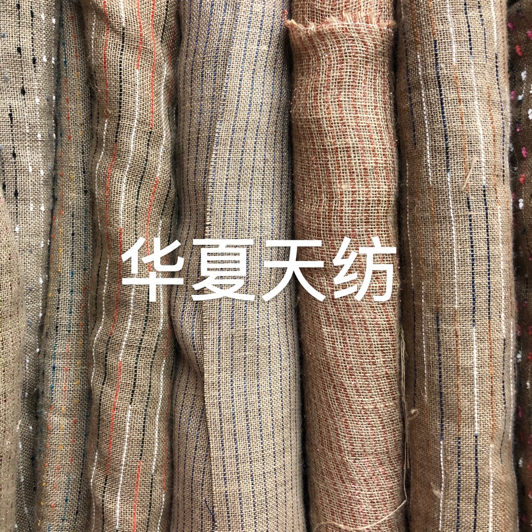 Yarn-dyed linen fabric, fabric for shopping bags and handicrafts Specification image