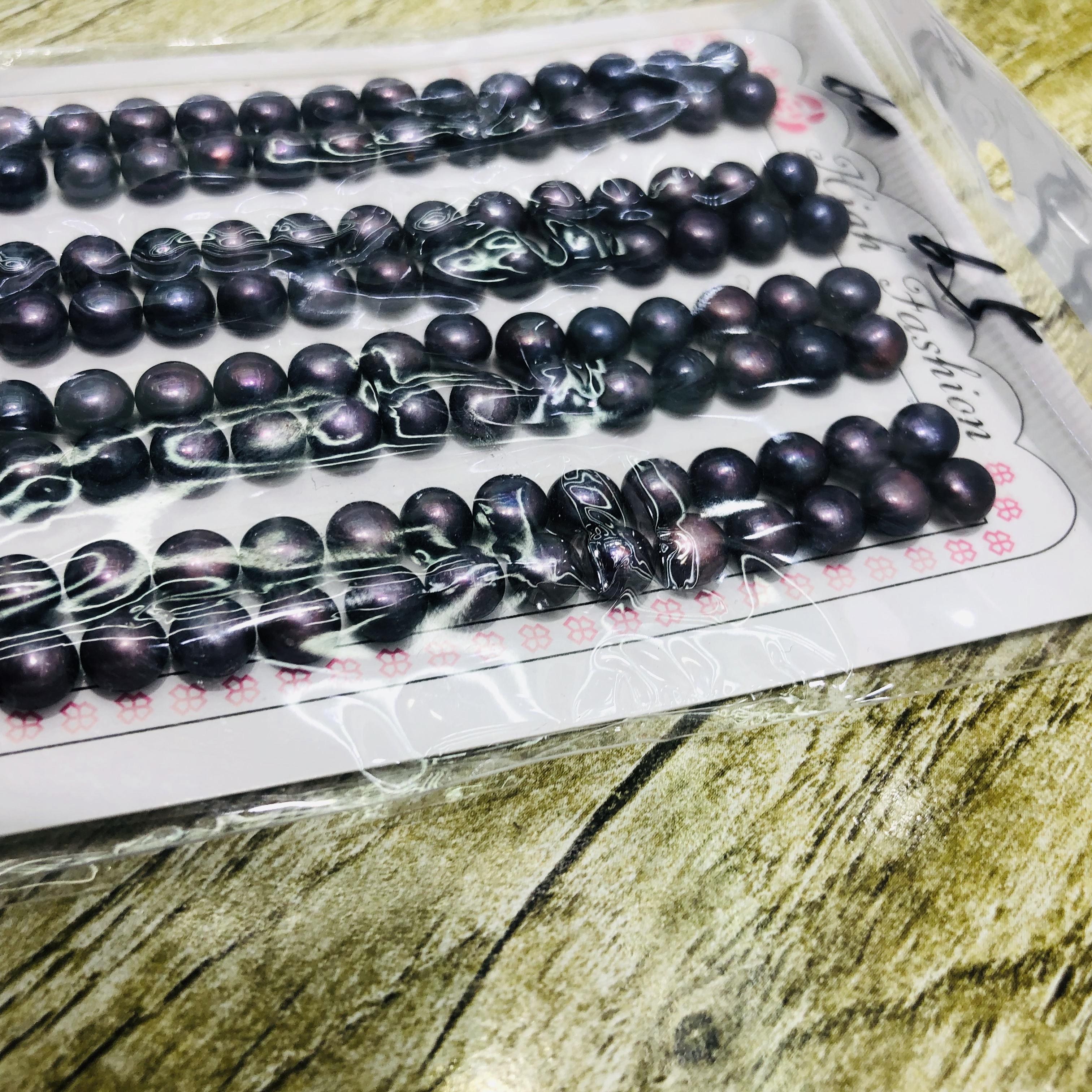 Wholesale of natural freshwater pearls, bread pearls, bare pearls, steamed bun pearls, loose pearls, semi-round pearls, self-produced and self-sold details Picture