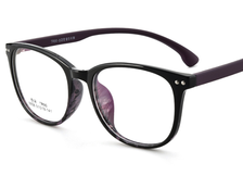 TR90超轻眼镜框男女通用米钉眼镜架韩版时尚圆脸眼镜