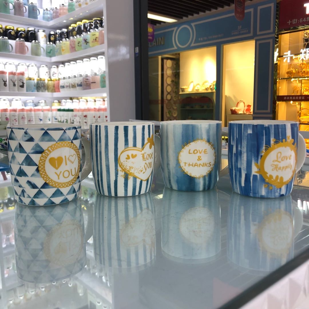 创意简约ins马克杯男女陶瓷杯子咖啡水杯