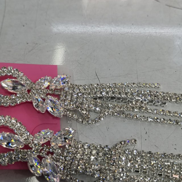 流苏耳环复古风耳饰欧美风夸张水钻饰品外贸出口产品图