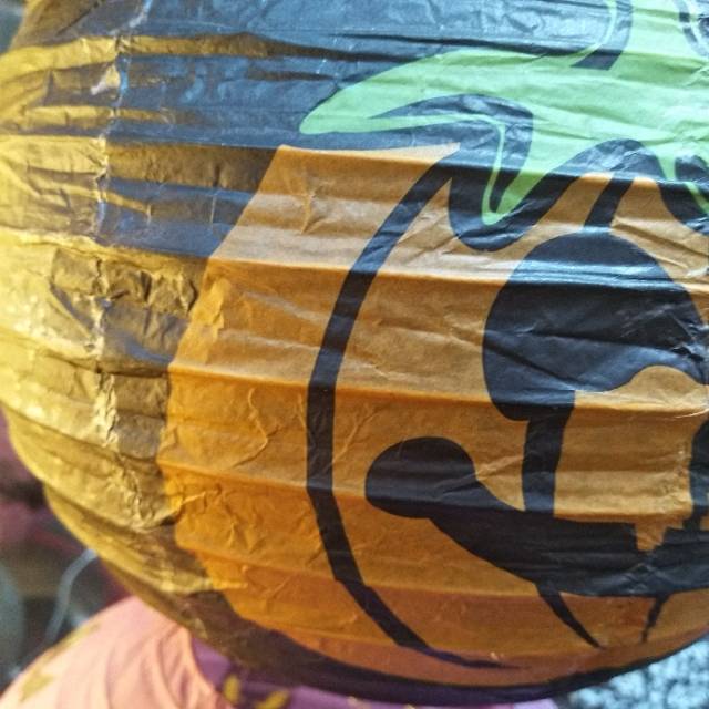 Colorful Halloween pumpkin lanterns, children's hand-painted creative lanterns, Mid-Autumn Festival, Spring Festival, Lantern Festival and New Year hanging lanterns Specification image