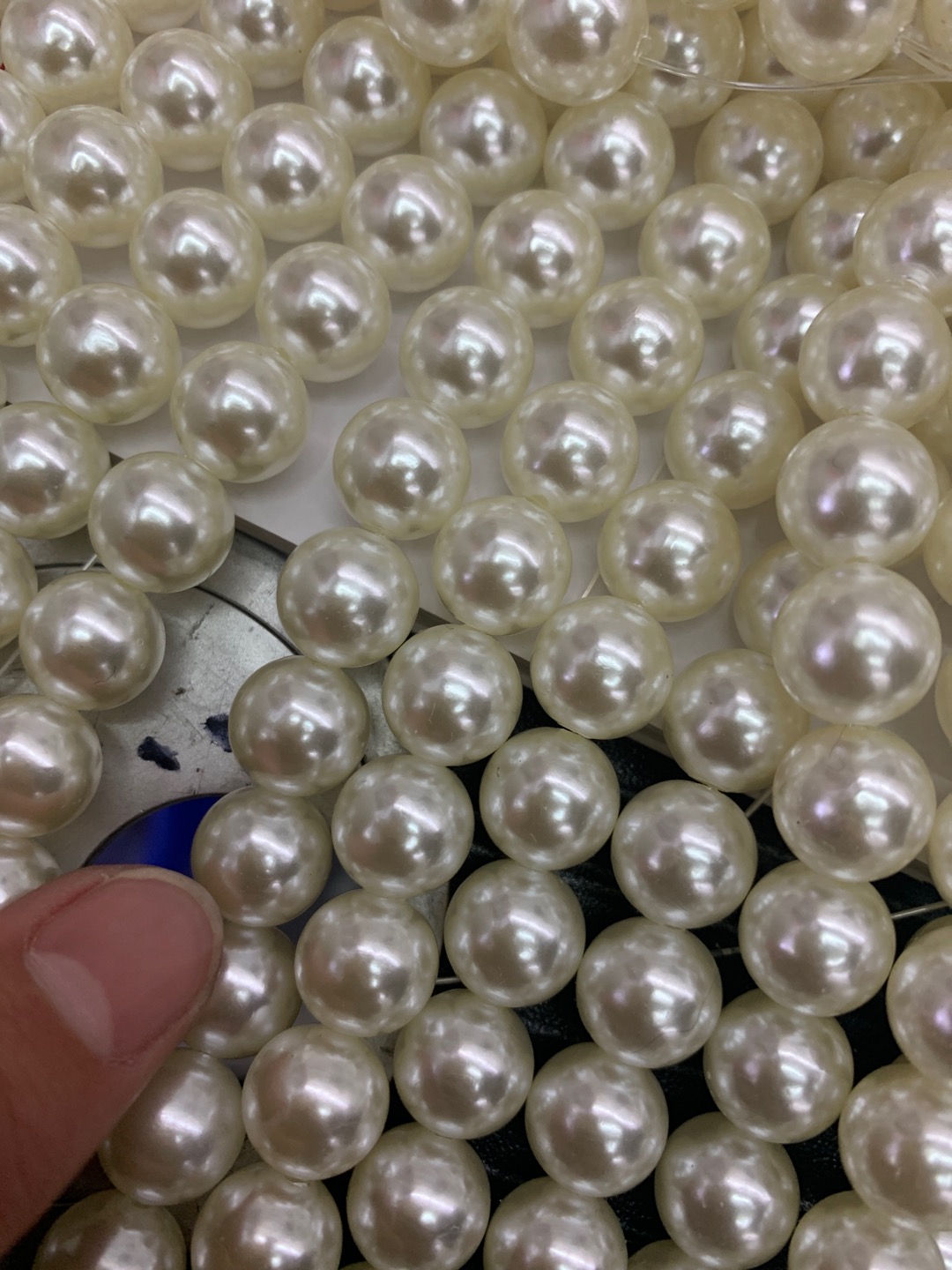 10厘鱼线珍珠 饰品 配件细节图
