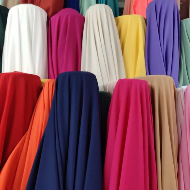 纳米绉四面弹涤纶面料服装饰品工艺品面料